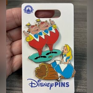 Disney Parks Alice with Tweedle Dee & Dum Pin Set
